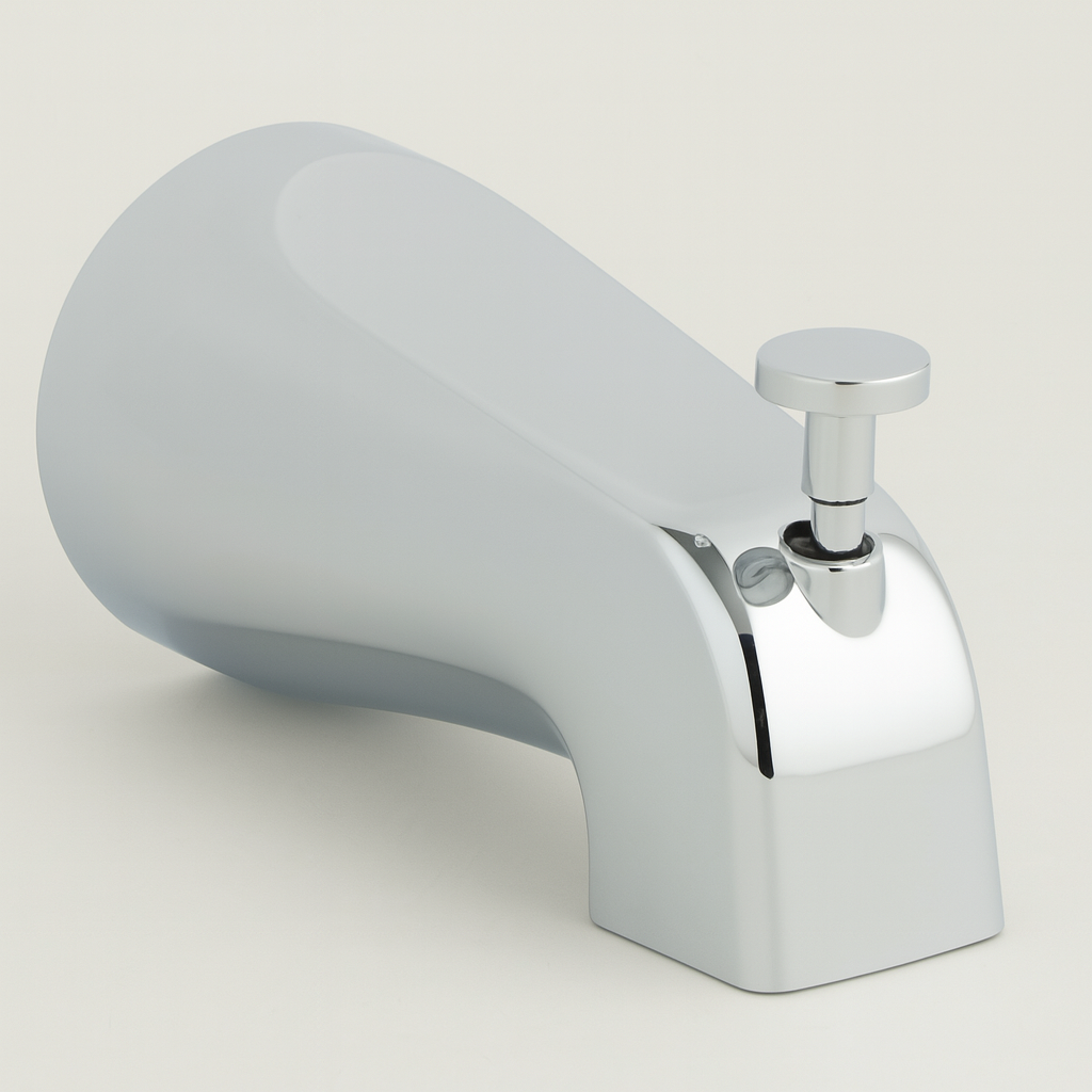 A single green leaf against a white background.