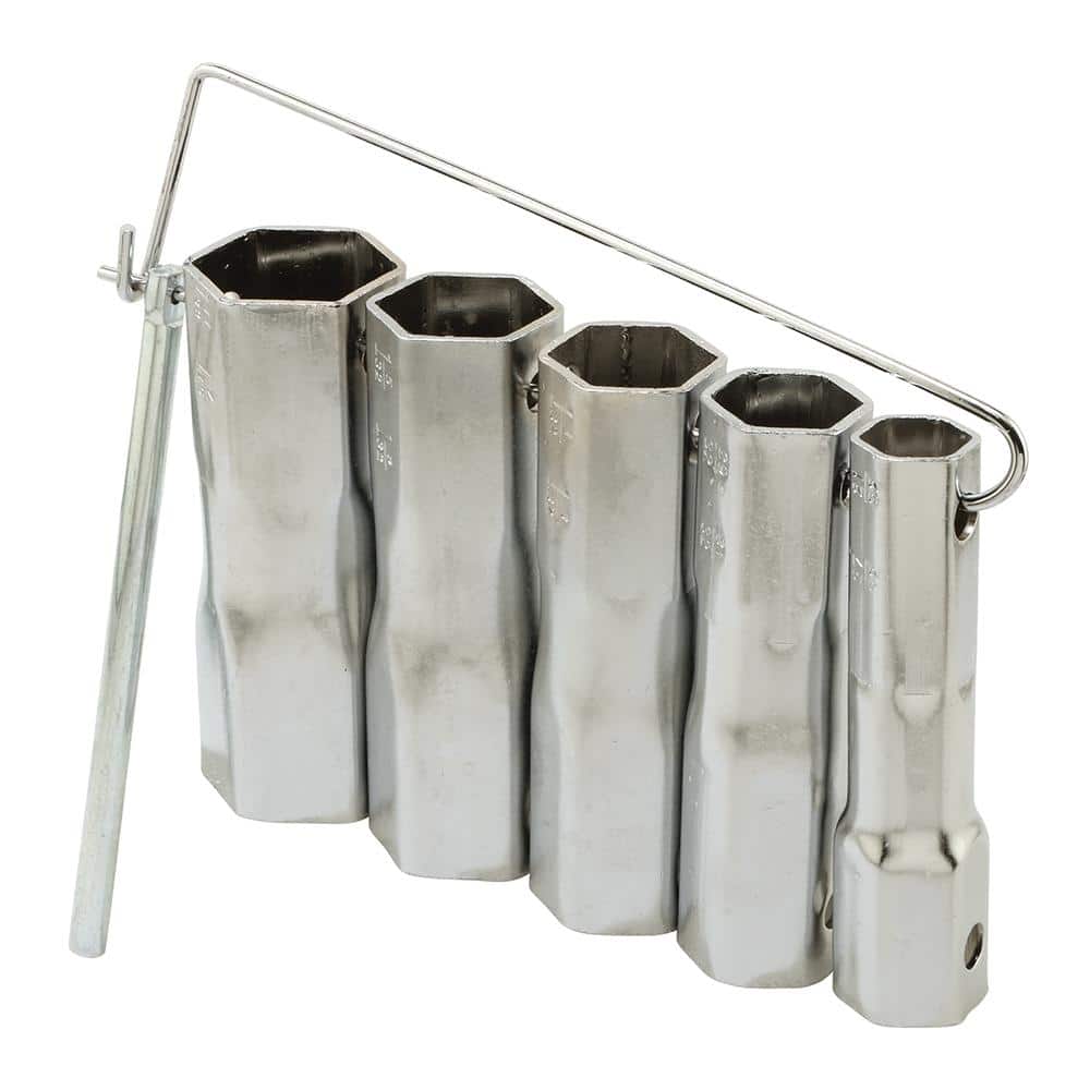 Shower Valve Socket Set 5 Piece with Handle