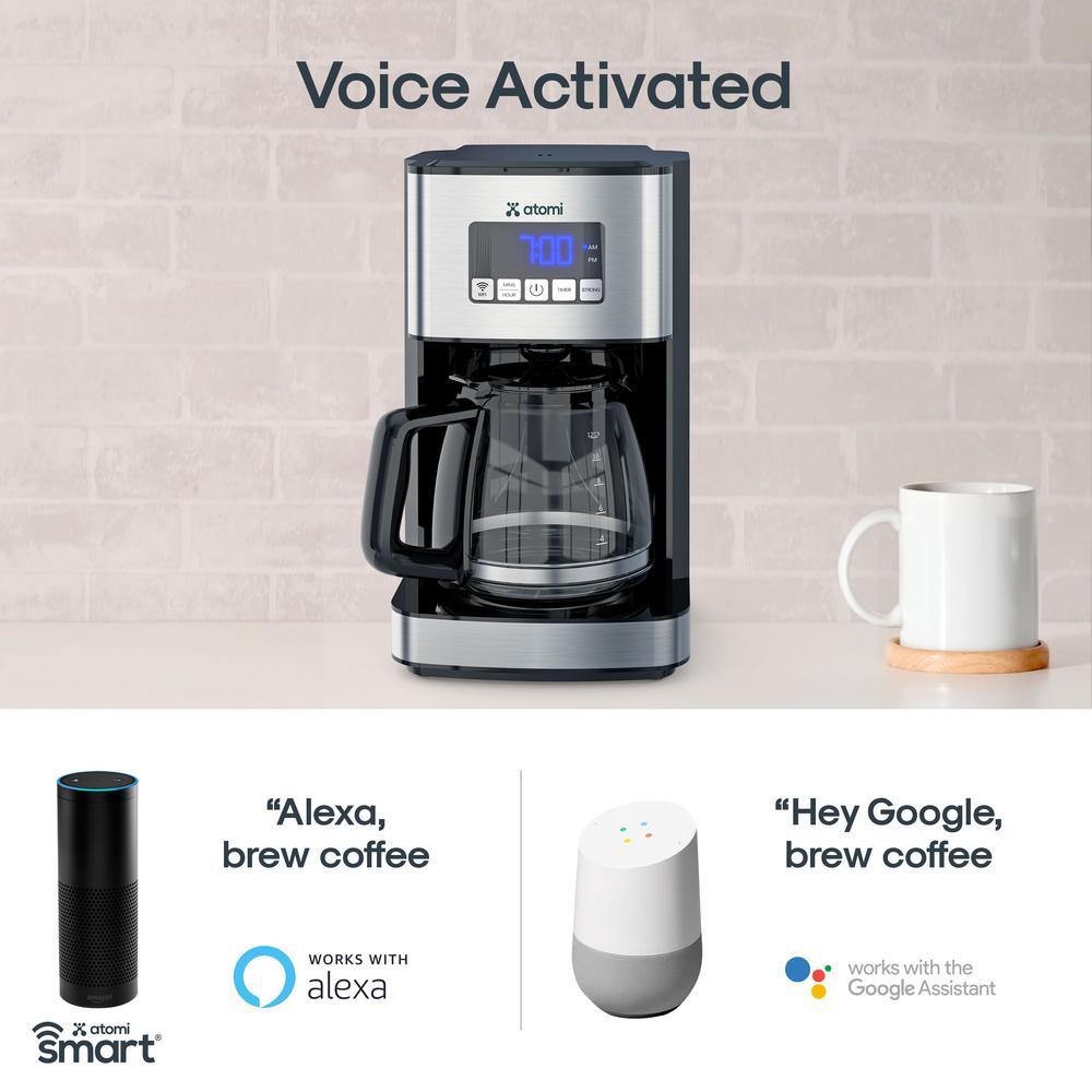 WiFi Smart Coffee Maker, 12 Cup – Super Arbor