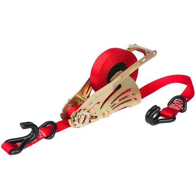 Retractable Ratchet Tie Down Strap 3000 lbs. - Super Arbor