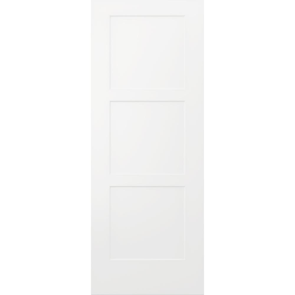 32 in. x 96 in. Birkdale Primed Smooth Hollow Core Molded Composite Interior Door Slab - Super Arbor