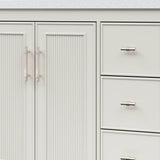 Style Selections Alaia 60-in Muse Gray Undermount Double Sink Bathroom Vanity with White Engineered Stone Top