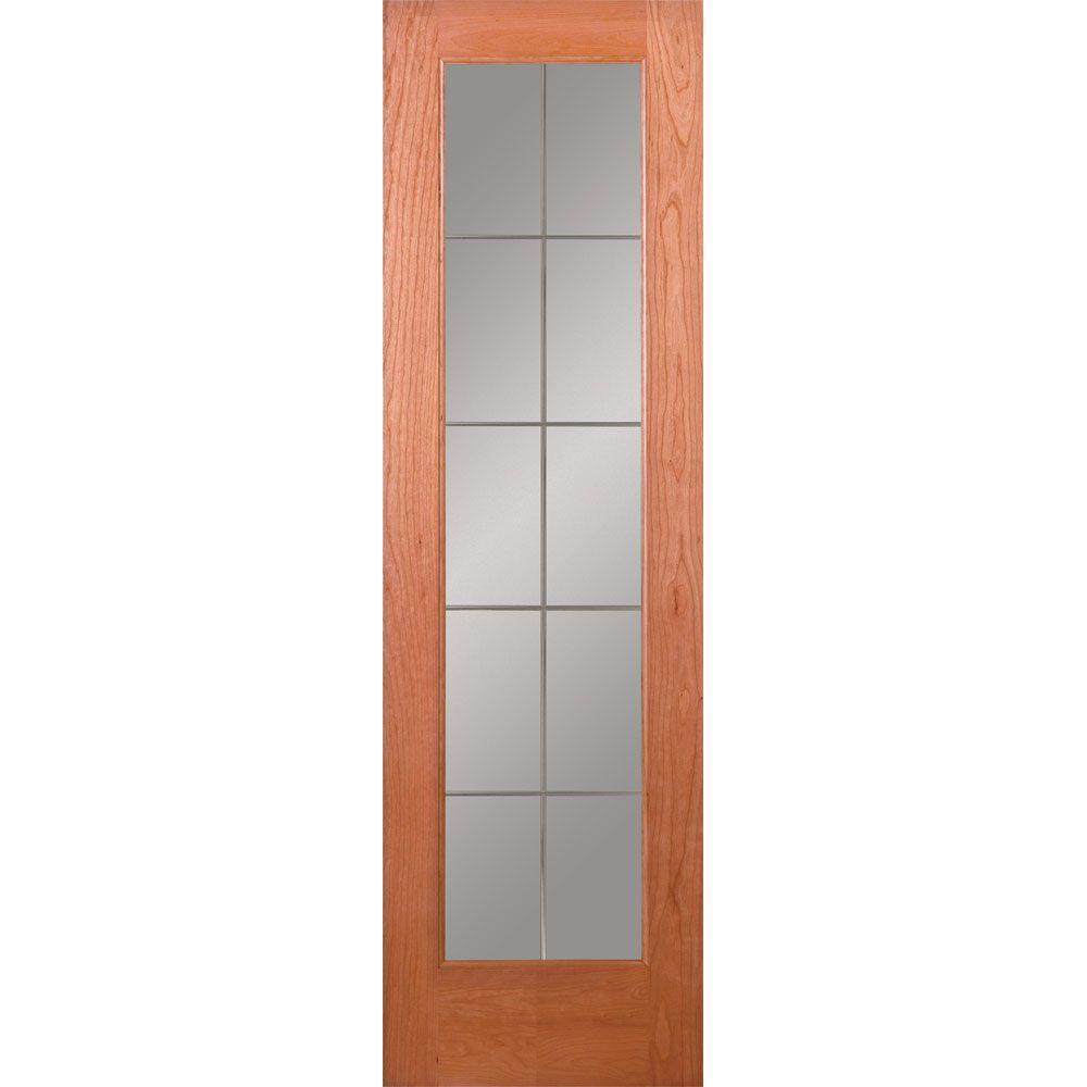 32 in. x 80 in. 15 Lite Illusions Smooth Primed MDF Interior Door Slab - Super Arbor