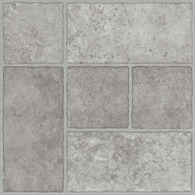 TrafficMASTER Bodden Bay 12 in. x 12 in. Grey Peel and Stick Vinyl Tile (30 sq. ft. / case) - Super Arbor