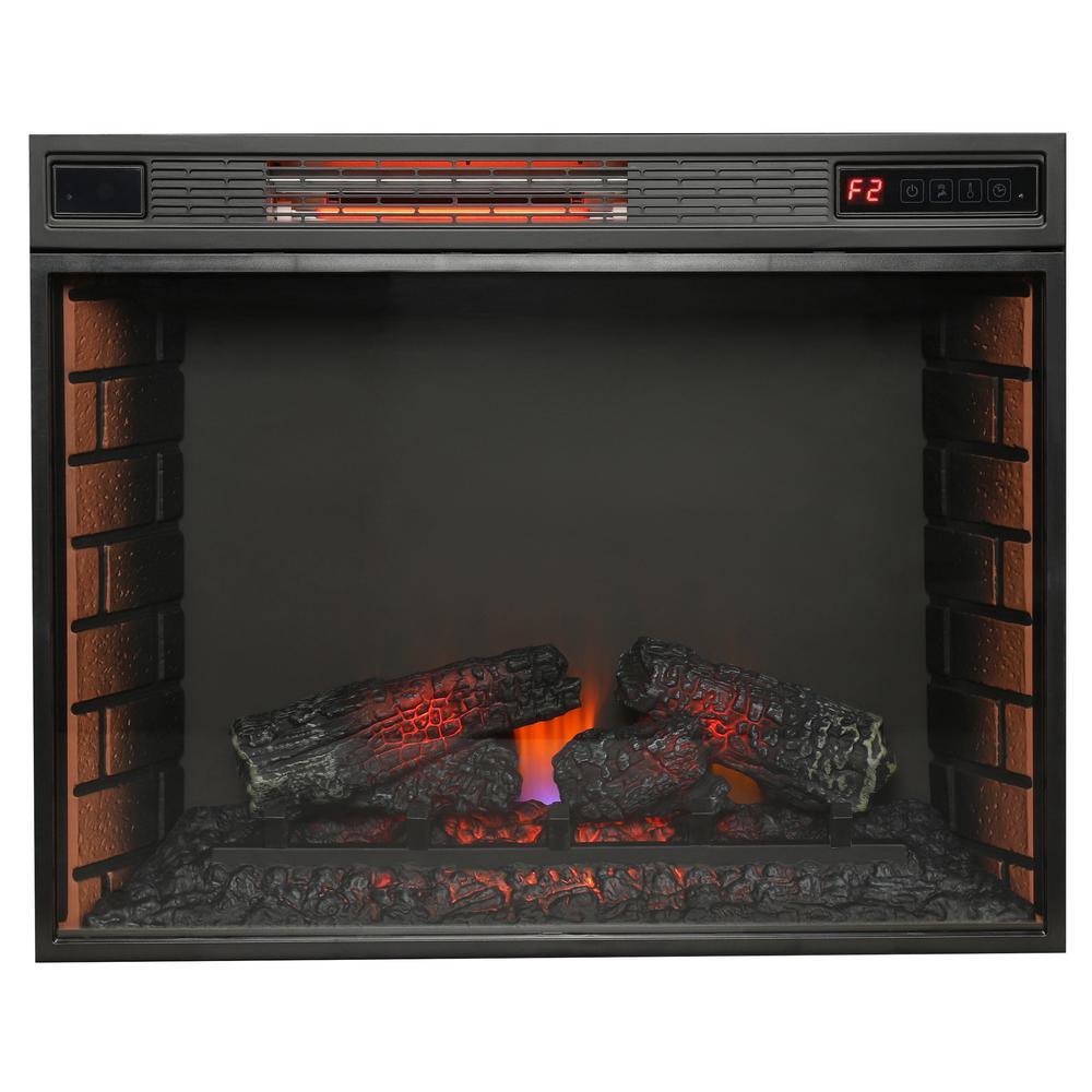 Chestnut Hill 56 in. TV Stand Electric Fireplace with Sliding Barn Door in Ash with Black Top - Super Arbor