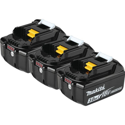18-Volt LXT Lithium-Ion 3.0 Ah Battery (3-Pack)