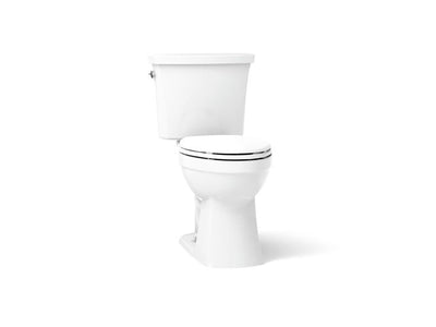 KOHLER Kelston 12 in. Rough In 2-Piece 1.28 GPF Single Flush Elongated Toilet in White Seat Not Included