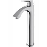 Linus Single Hole Single-Handle Vessel Bathroom Faucet in Brushed Nickel - Super Arbor
