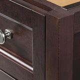 Claxby 48 in. W x 34 in H x 22 in. D Bath Vanity Cabinet Only in Chocolate - Super Arbor