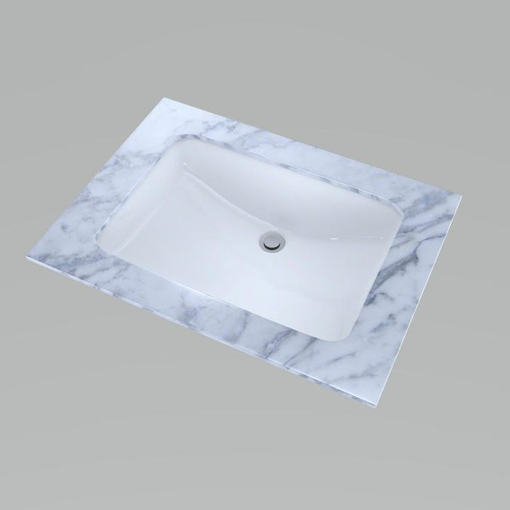 TOTO 21 in. Undermount Bathroom Sink with CeFiONtect in Cotton