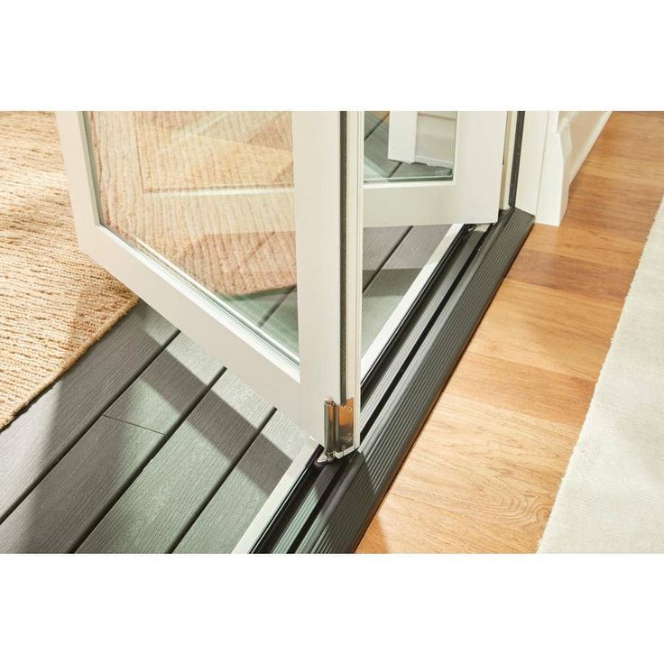 72 in. x 80 in. Primed Fiberglass Left-Hand Full-Lite F-2500 2-Panel Folding Patio Door Kit