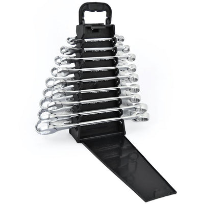 Hyper Tough 18-Piece Combination Wrench Set, Metric & SAE