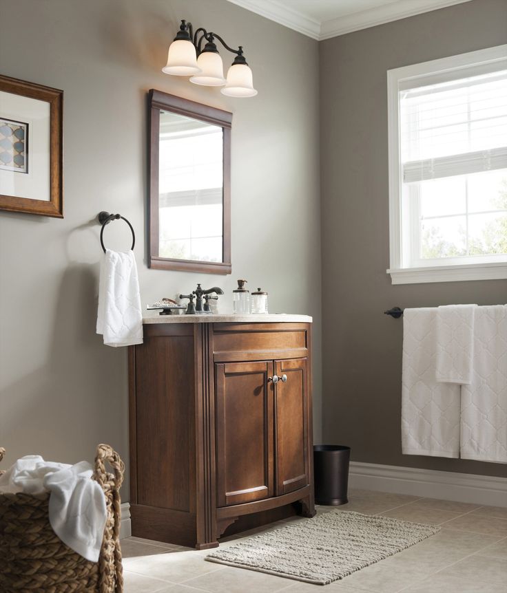 Style Selections Delyse 30.75-in Auburn Single Sink Bathroom Vanity with Cappuccino Solid Surface Top