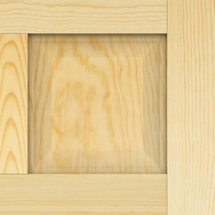 ReliaBilt 36-in x 80-in Clear 6-Panel Solid Core Unfinished Pine Wood Slab Door
