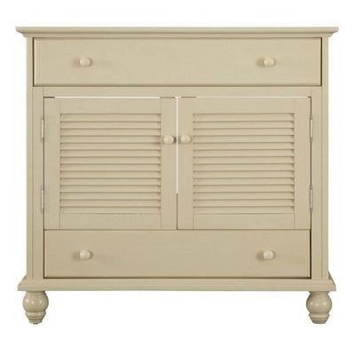 Cottage 36 in. W Bath Vanity Cabinet Only in Antique White - Super Arbor