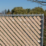 Everbilt 250 ft. Roll Economy Vinyl Fence Weave Beige with 100 Brass Fasteners