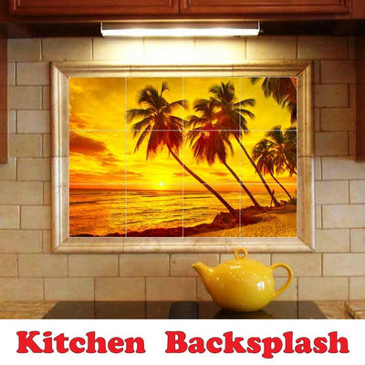 Dolphin Ceramic Tile Mural Kitchen Backsplash Bathroom Shower, 402794-XL64