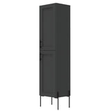 Svedin 18 in. W x 13 in. D x 71 in. H Free Standing Tall Bathroom Linen Cabinet in Matte Gray - Super Arbor