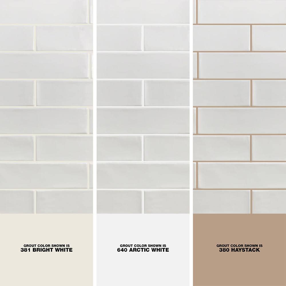 Ivy Hill Tile Birmingham Bianco 3 in. x 12 in. 8mm Polished