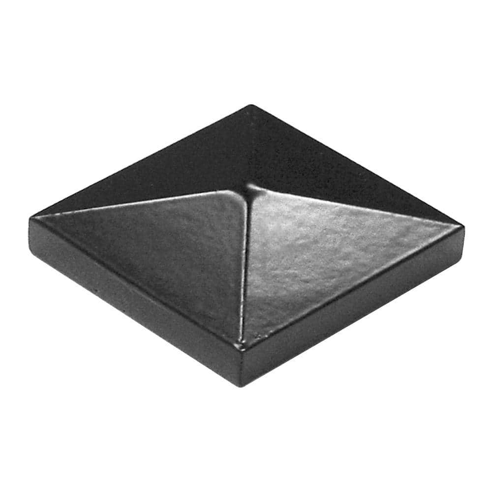 2 In X 2 In Black Aluminum Pyramid Post Top Super Arbor 2-in-x-2-in-black-aluminum-pyramid-post-top-super-arbor