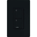 Lutron Caseta Smart Switch for Lights or Fans, 6 Amp, Push Button Light Switch Neutral Wire Required, Black (PD-6ANS-BL)
