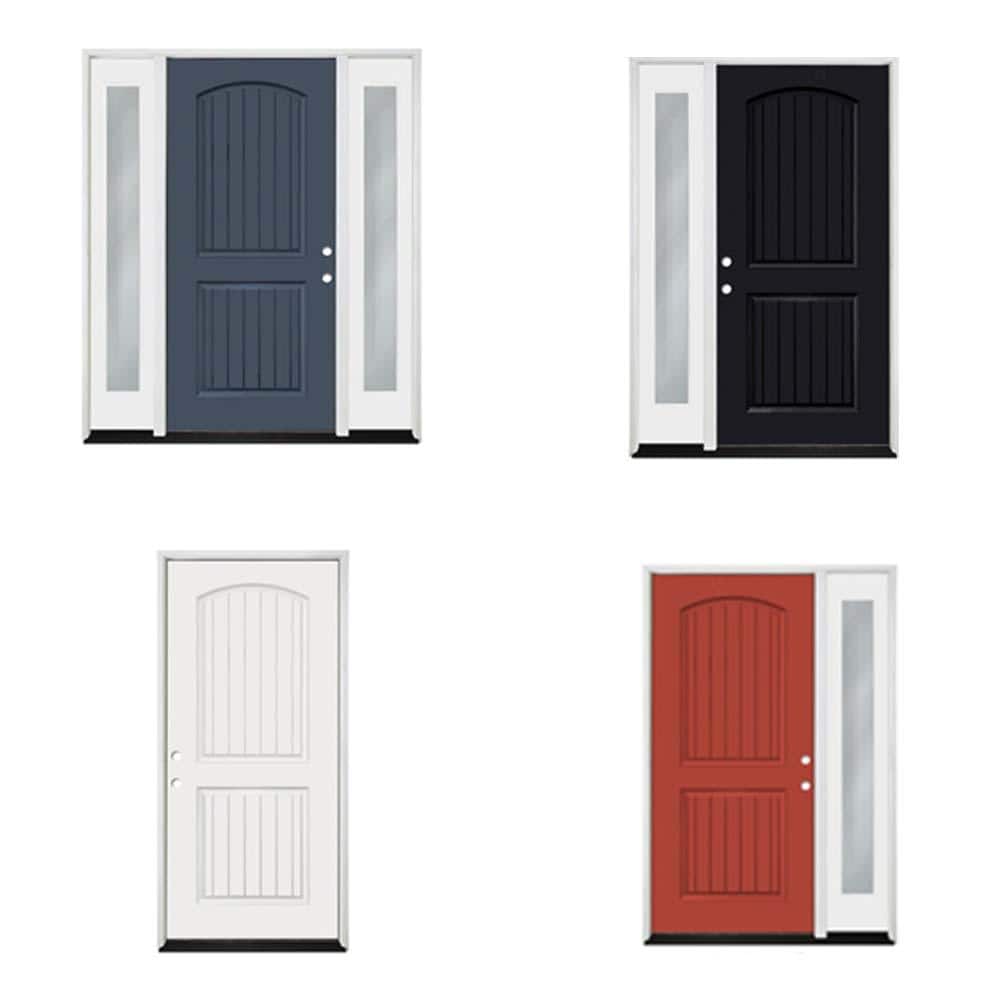 Legacy Panel Series Fiberglass Front Door - Slab