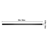 VEVOR 26 in. x 0.75 in. Deck Balusters Metal Deck Spindles Circle Staircase Baluster Aluminum Alloy Deck Railing (51-Pack)