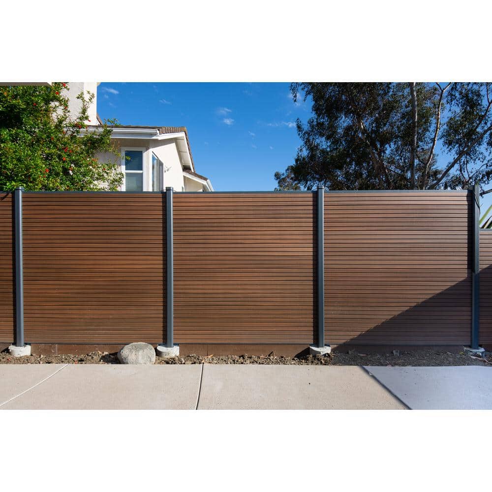 NewTechWood Ultra Easy Fencing 6 ft. H x 6 ft. W Brazilian Ipe