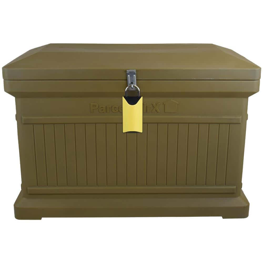 RTS Home Accents ParcelWirx Oak Horizontal Lockable with Smart Lock Pa ...