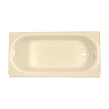 Princeton Luxury Ledge 5 ft. Americast Left-Hand Drain Drop-in Rectangular Bathtub in White - Super Arbor