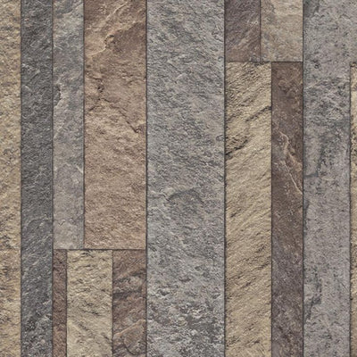 TrafficMASTER Broken Slate Multi-Color Residential Vinyl Sheet, Sold by 13.2 ft. Wide x Custom Length