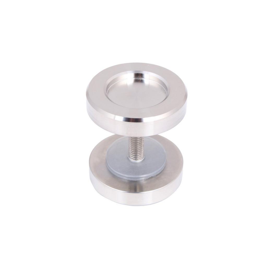 Top Mount 60 in. Stainless-Steel Barn Style Sliding Door Track and Hardware Set - Super Arbor