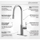 All-in-One Drop-In Stainless Steel 33 in. 4-Hole 50/50 Double Bowl Workstation Sink with Faucet and Accessories Kit - Super Arbor