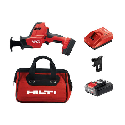 SR 2-A12 12-Volt Cordless Brushless Reciprocating Saw Kitwith 2 B12/4.0 Li-Ion Batteries, Charger, Belt Clip & Bag - Super Arbor