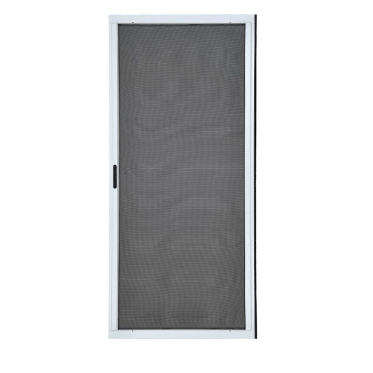 RELIABILT 48-in x 80-in White Aluminum Sliding Patio Screen Door