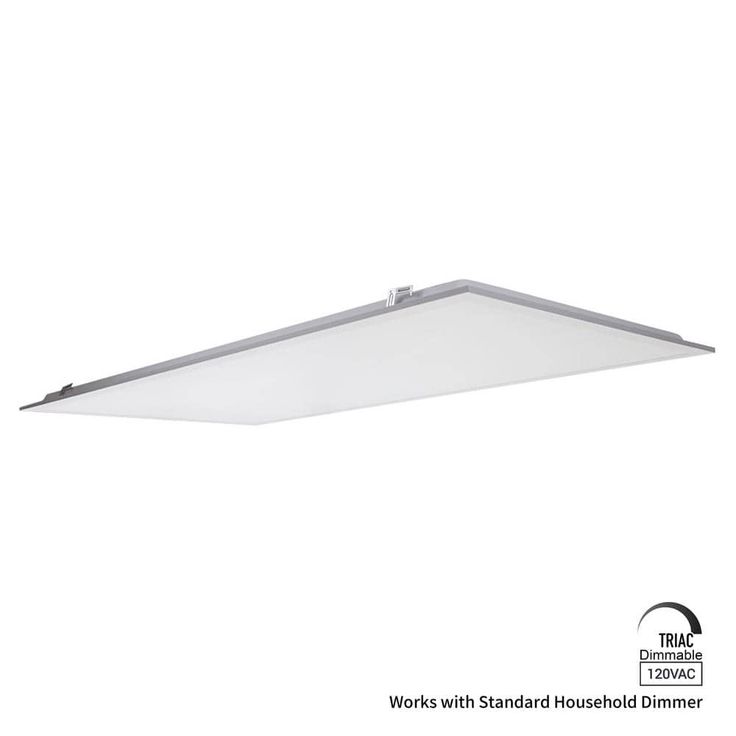 Commercial Electric 2 ft. x 4 ft. LED Flat Panel 40K 4500 Lumens Stand ...