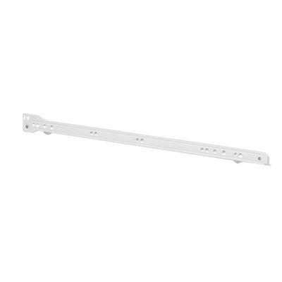 19-3/4 in. White Painted Steel Bottom-Mount Self-Closing Drawer Slides (1-pair)
