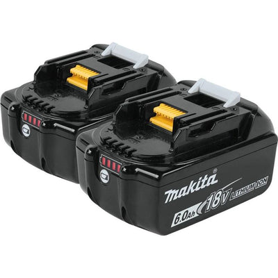 18-Volt LXT Lithium-Ion 6.0 Ah Battery (2-Pack)