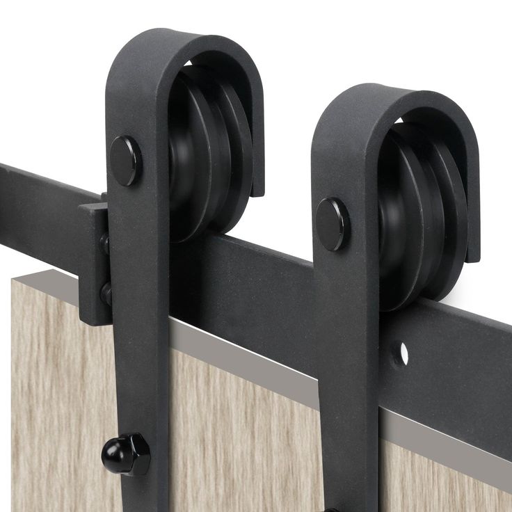 Zeny 12Ft Double Door Sliding Barn Door Hardware Kit - Smoothly and Quietly -Easy to Install - Double Track Kit System - Heavy Duty