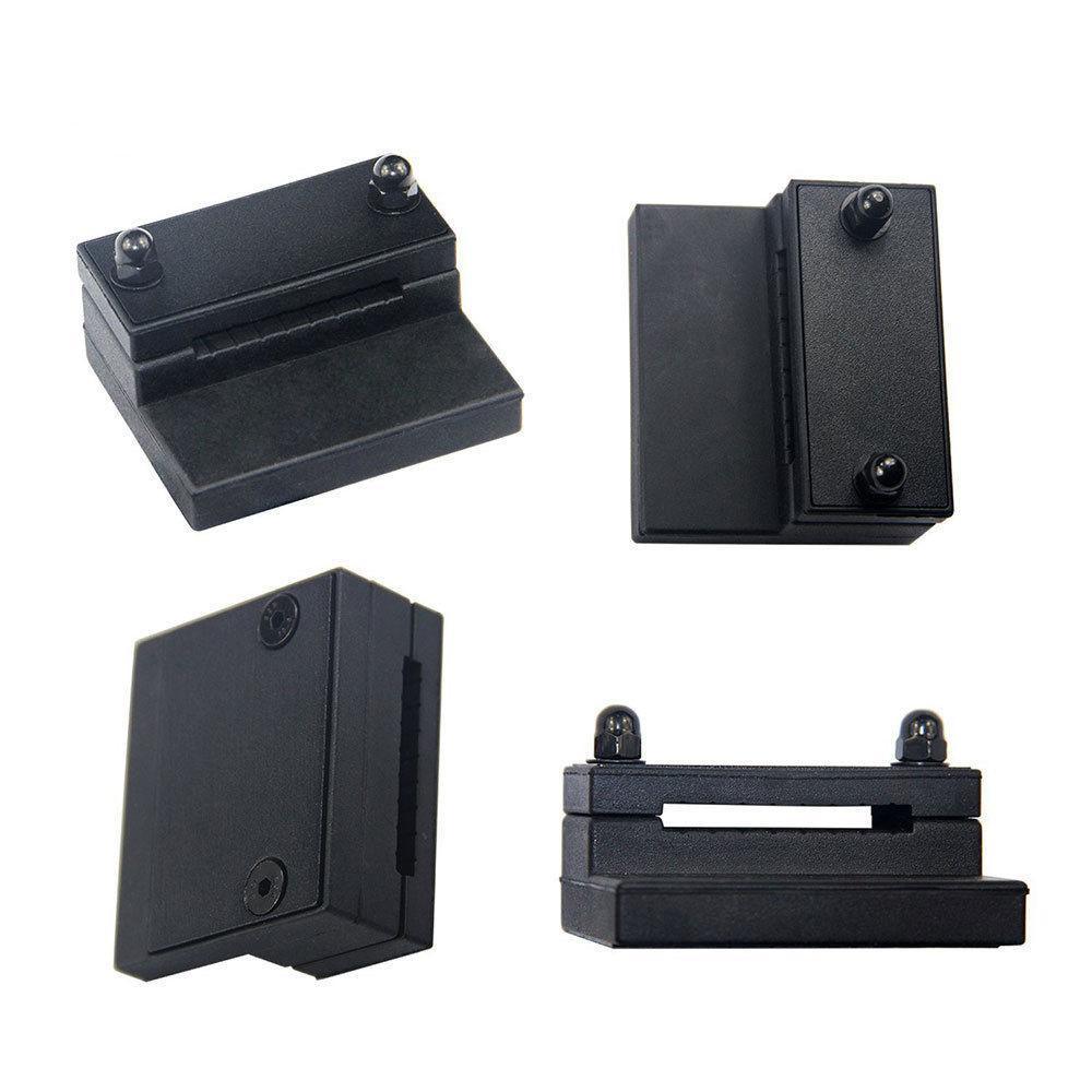 8 ft./96 in. Black Sliding Bypass Barn Door Hardware Track Kit for Double Doors with Non-Routed Floor Guide - Super Arbor