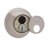 816 Series Satin Nickel Single Cylinder Key Control Deadbolt featuring SmartKey Security - Super Arbor