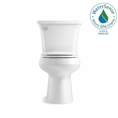 Highline Arc The Complete Solution 2-piece 1.28 GPF Single Flush Round-Front Toilet in White, Seat Included (3-Pack) - Super Arbor