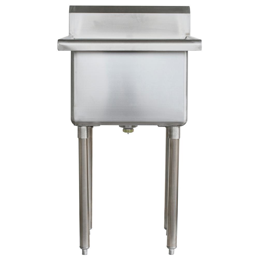 21.5 in. x 24 in. Stainless Steel Utility Wall Mount Sink with Single Hole for Faucet - Super Arbor
