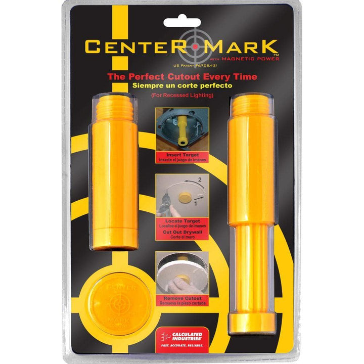 Calculated Industries Center Mark Drywall Recessed Light Fixture Locator Tool Kit (3-Piece)