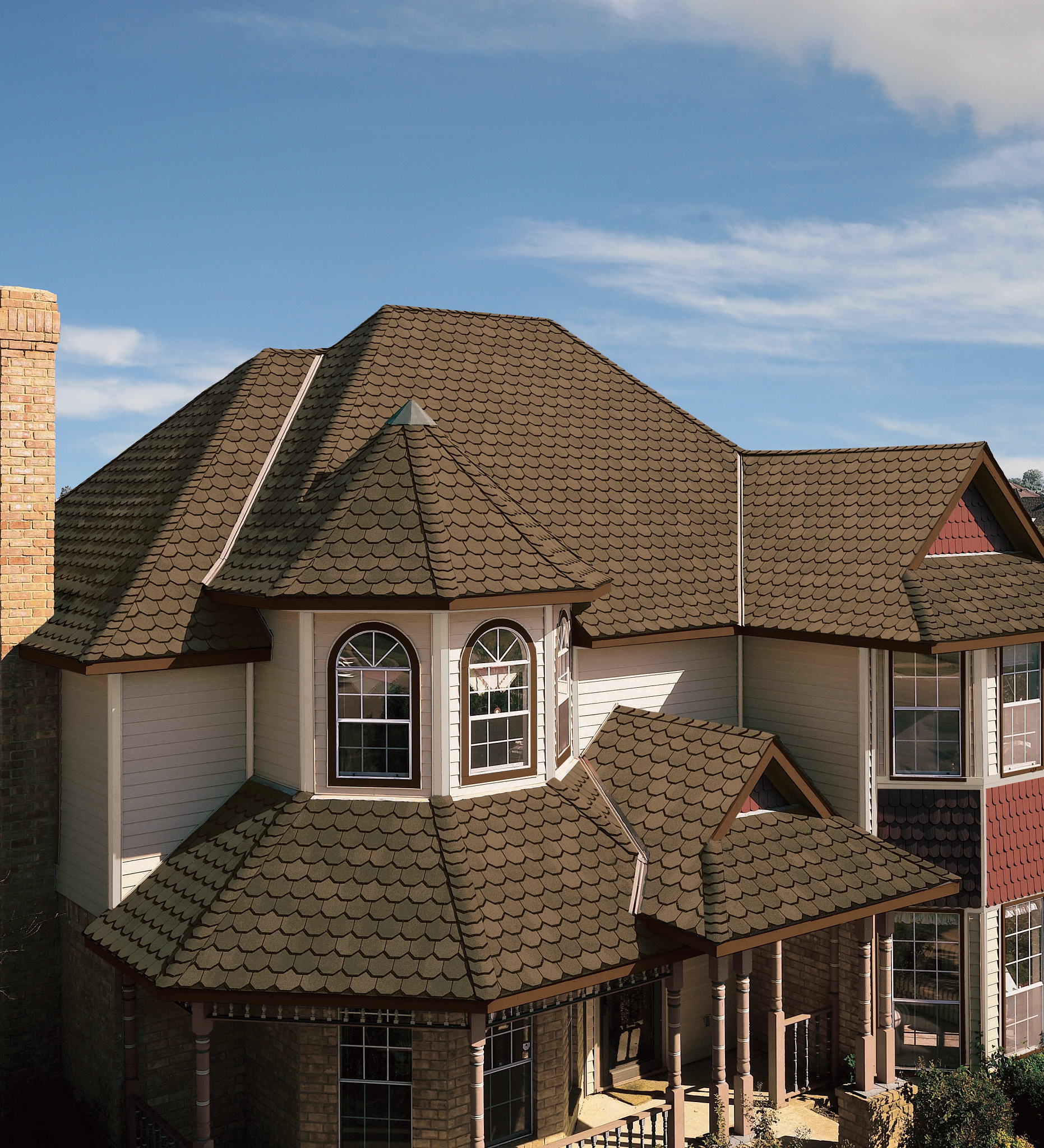 CertainTeed Carriage House Stonegate Gray Asphalt Architectural Shingl ...