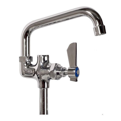 Showroom Series Add-On Spout Assembly with Single Handle Diverter for Utility Faucets in Chrome (6 in. Spout)