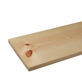 (Common: 1-in x 10-in x 8-ft; Actual: 0.75-in x 9.25-in x 8-ft) Whitewood Board