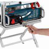 15 Amp 10 in. Corded Portable Worksite Bench Table Saw with Smart Guard System and 24-Tooth Carbide Saw Blade