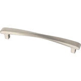 Modern Twist 5-1/16 in. (128 mm) Satin Nickel Drawer Pull - Super Arbor