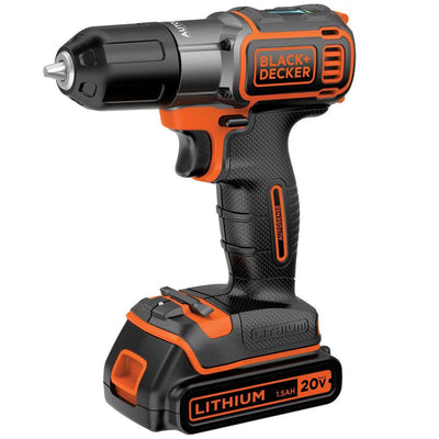 20-Volt MAX Lithium-Ion Cordless Drill/Driver with Autosense Technology with Battery 1.5Ah and Charger - Super Arbor